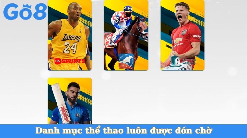 Danh mục thể thao luôn được đón chờ